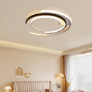 Minimalist black round flush ceiling lights for Living room Bedroom Hallway