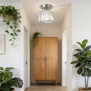 Semi Flush Mount Ceiling Lights, Modern Crystal Hallway Ceiling Lamp
