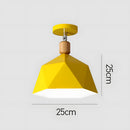 Elegant Simple Macaron Metal Hallway Ceiling Lamp