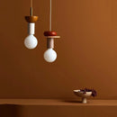 Design Colored Wood Blocks Pendant Light