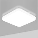 Modern Minimalist White Square Bedroom LED Ceiling Lights