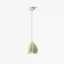 French Style Creamy Hanging Lamp Rustic Nature-Inspired Design Pendant Light