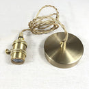 Vintage Glass Pendant Light For Kitchen