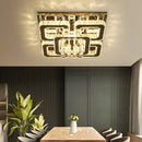 Nordic LED Crystal Square Ceiling Light