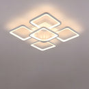 Modern Geometric Square LED Ceiling Lights for Office Bedroom