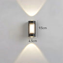 LED Waterproof Up and Down Black Outdoor Wall Lighting