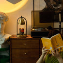 Contemporary Simple Iron Bedroom Mini Warming Candle Lamp