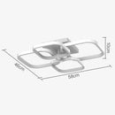 Nordic Creativity Multi-square Living Room LED Ceiling Light