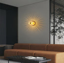 Contemporary Mini Clear Glass Wall Light