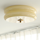 Art Deco Simple Cream Cake Ceiling Light