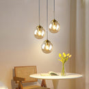 Industrial Glass Ball Pendant Light