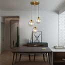 Industrial Glass Ball Pendant Light