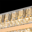 Modern LED Crystal Flush Mount Ceiling Lights Fixture for Dining Room Bedroom