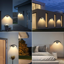 IP65 Modern PIR Outdoor Wall Light Waterproof Garden Wall Lamp