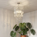 Luxury Pendant Lights Stainless Steel Crystal Chandelier For Living Room