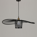 Vintage Bamboo Woven Wicker Handmade Rattan Pendant Light
