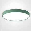 Set of 2 Circular LED Bedroom Low Ceiling Light