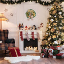 Modern Christmas Wreath Ornament Warm LED Christmas Lightings