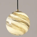 Creative Planet Glass Pendant Light For Bedroom