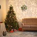 Modern Christmas Wreath Ornament Warm LED Christmas Lightings