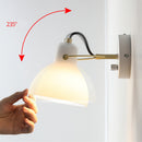 Modern Glass Wall Light For Bed Room