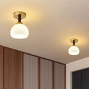 Modern White Wood Hallway Ceiling Lighting