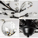 K9 Clear Crystal Chandelier Ceiling Light for Living Room