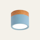 Set of 2 Small Flush Ceiling Lighting Macaron Finish Ceiling Lamp for hallway