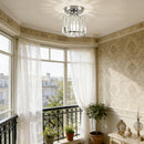 Semi Flush Mount Ceiling Lights, Modern Crystal Hallway Ceiling Lamp