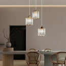 Simple Multi-Head Designer Crystal Kitchen Island Lamps