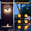 Modern Black Outdoor Wall Lights for Garden