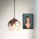 Modern Simple Colorful Glass Hanging Lamp