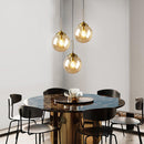Industrial Glass Ball Pendant Light