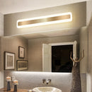 Gold Metal Modern Simple Long Mirror Bathroom Wall Lighting