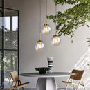 Industrial Glass Ball Pendant Light