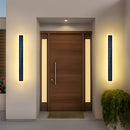 IP65 Solar Outdoor Wall Lights Exterior Garden Courtyard Villa Front Door Lighting, Dusk-to-Dawn