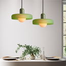 Colorful Bauhaus Glass Kitchen Island Ceiling Pendant Light