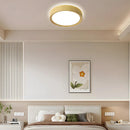 Modern Minimalist Round Wood Colour Iron LED Ceiling Lights