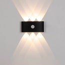 IP65 Modern Up and Down LED PIR Outdoor Wall Light