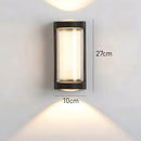 LED Waterproof Up and Down Black Outdoor Wall Lighting
