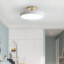Modern Concise Circular LED Semi Flush Mount Ceiling Lights for Bedroom