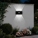 IP65 Modern Up and Down LED PIR Outdoor Wall Light