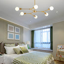 Elegant Iron Craft Living Room Flush Mount Ceiling Light