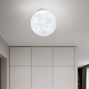 Modern White Moon Ceiling Lighting For Bedroom