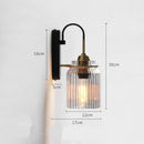 Industrial Glass Shade Funnel Wall Lamps