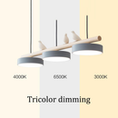Modern LED Pendant Lamps for Kitchen Nordic Wood Ceiling Hanging lamp