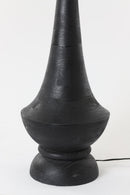 Floor lamp 30x130 cm NICOLO wood matt black