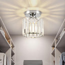 Semi Flush Mount Ceiling Lights, Modern Crystal Hallway Ceiling Lamp
