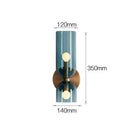 Double Head Glass Wall Lamp LED Sconce for Bedroom