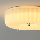Vinatge Bauhaus Cream Glass Ceiling Light